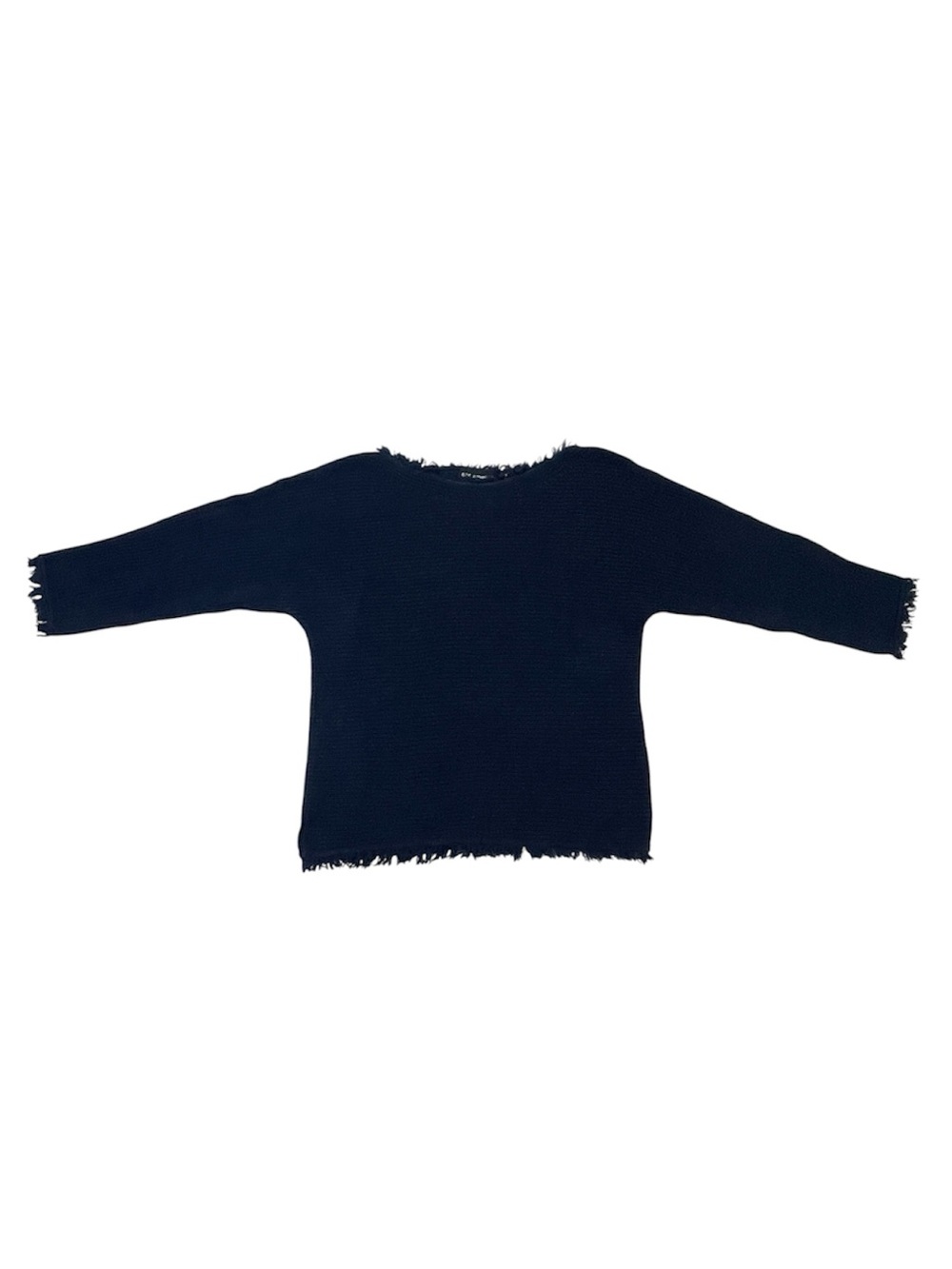 525 America Ribbed Knit Sweater Cotton Nautical Fishermancore Navy Blue SZ Small